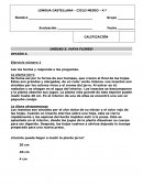 LENGUA CASTELLANA - EXAMEN