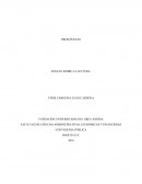 Ensayo Sobre la Lectura de Estanislao Zuleta.