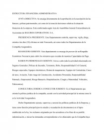 ESTRUCTURA FINANCIERA ADMINISTRATIVA.. Página 1