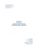 LÍQUIDOS, GASES Y SÓLIDOS EN TEMPERATURAS CAMBIANTES
