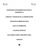 CIENCIAS Y TÉCNICAS DE LA COMUNICACIÓN. PROCESOS ADMINISTRATIVOS