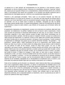 El experimento.