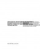 CREACIÓN DEL DEPARTAMENTO DE REGISTROS Y ESTADÍSTICAS DE SALUD EN UROLÓGICO HOSPITAL CLÍNICO C.A SAN CRISTÓBAL ESTADO TÁCHIRA AÑO 2015