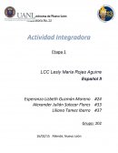Actividad Integradora de lenguaje.