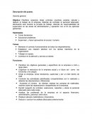 Dinámica social Descripción del puesto. Gerente general.