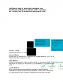 Justificación legal