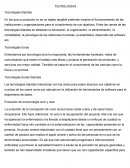 TECNOLOGIAS Tecnologías blandas