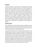 El presente documento se muestra el plan de mantenimiento para el sistema mecánico transmisor de potencia diseñado para la empresa electro-industries