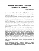 Funes el memorioso, una larga metáfora del insomnio.