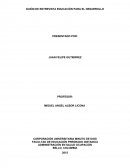 GUIÓN DE ENTREVISTA EDUCACIÓN PARA EL DESARROLLO