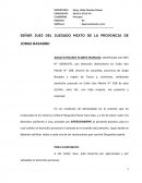 CONTESTACIÓN DE DENUNCIA DE ALIMENTOS