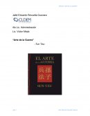 Sun Tzu con su obra “ El Arte de la Guerra”