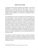 Corrupción en Colombia, distintos factores