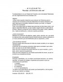 A Y U D A R T E - “Reciclaje, una forma de crear arte”