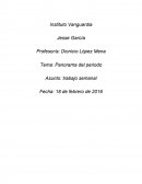 Tema: Panorama del periodo