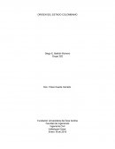 Origen del estado colombiano.