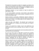 ENSAYO EL ORIGEN DE LAS COSAS.