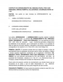 Contrato de arrendamiento del inmueble finca.
