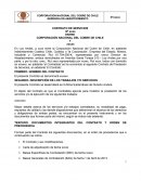 CONTRATO DE SERVICIOS ENTRE CORPORACIÓN NACIONAL DEL COBRE DE CHILE