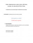 PARA TRABAJAR EN CLASE CON EL MÉTODO GLOBAL DE ANALISIS ESTRUCTURAL