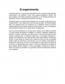 Análisis de la película: El experimento.