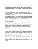 Pero al fin de varias conquistas hispanas se sujeta a la orbita de Roma