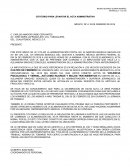 CITATORIO PARA LEVANTAR EL ACTA ADMINISTRATIVA