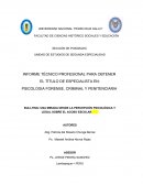 BULLYING: UNA MIRADA DESDE LA PERCEPCIÓN PSICOLÓGICA Y LEGAL SOBRE EL ACOSO ESCOLAR