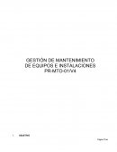 GESTIÓN DE MANTENIMIENTO DE EQUIPOS E INSTALACIONES