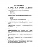 CUESTIONARIO La Finalidad de la investigación de operaciones