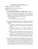 TALLER SOBRE INTERES COMPUESTO – SEGUNDO CORTE – 2P -2014