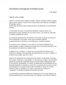 Del Estado homogéneo al Estado plural