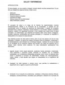 Ensayo salud - enfermedad