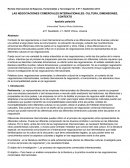 LAS NEGOCIACIONES COMERCIALES INTERNACIONALES: CULTURA, DIMENSIONES, CONTEXTO