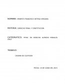 El concepto de Cadena de Custodia