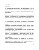 Actividad final “El boliche”