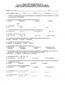 PRIMER EXAMEN EXTRAORDINARIO DE CALCULO DIFERENCIAL