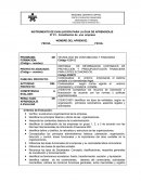 INSTRUMENTO DE EVALUACION PARA LA GUIA DE APRENDIZAJE
