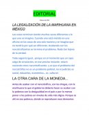 INFORMES DE LA LEGALIZACIÒN DE LA MARIHUANA EN MÉXICO
