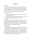 Actividad Dave Thomas, James Gosling