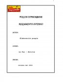 POLLOS COPACABANA: MODELO DE REGLAMENTO INTERNO