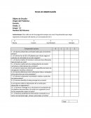 Ficha de observación para evaluar comprensión lectora