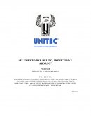 Elemento del delito, homicidio y aborto