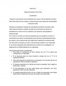 Anexo No.1 Sistema Educativo Saint Clare Cuestionario