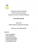 Caso práctico para DE Planeación y Organización del trabajo