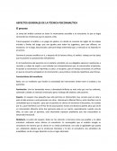 ASPECTOS GENERALES DE LA TÉCNICA PSICOANALÍTICA