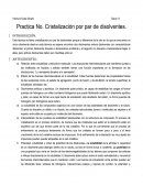 Practica 3 Cristalización por par de disolventes