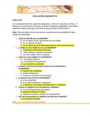 EVALUACIÓN DIAGNÓSTICA Esta actividad no tiene valor pero es requisito para la acreditación de esta unidad de aprendizaje.