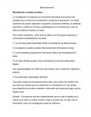 Recopilación y análisis de datos