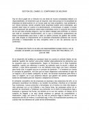 GESTION DEL CAMBIO, EL COMPROMISO DE MEJORAR